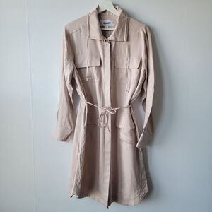 BB Dakota Women's Let's Investigate Tencel Shirt Tail Coat size M